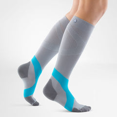 Compression sock Training Silver/Rivera