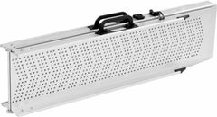 Teleskopramp med perforerad köryta