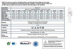 Tvådelad baddräkt vid inkontinens