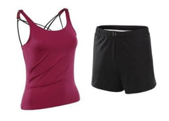 Tvådelad baddräkt vid inkontinens