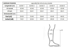 Varisan® Fashion Knästrumpa, öppen tå