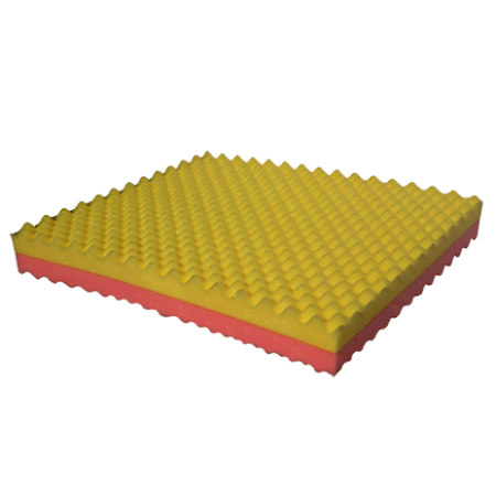 Seat cushion 40x40 cm yellow pink