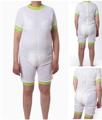 Bodystocking med dragkedja på ryggen