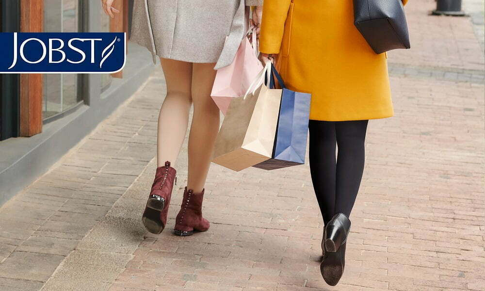 JOBST® Opaque StayUp, öppen tå