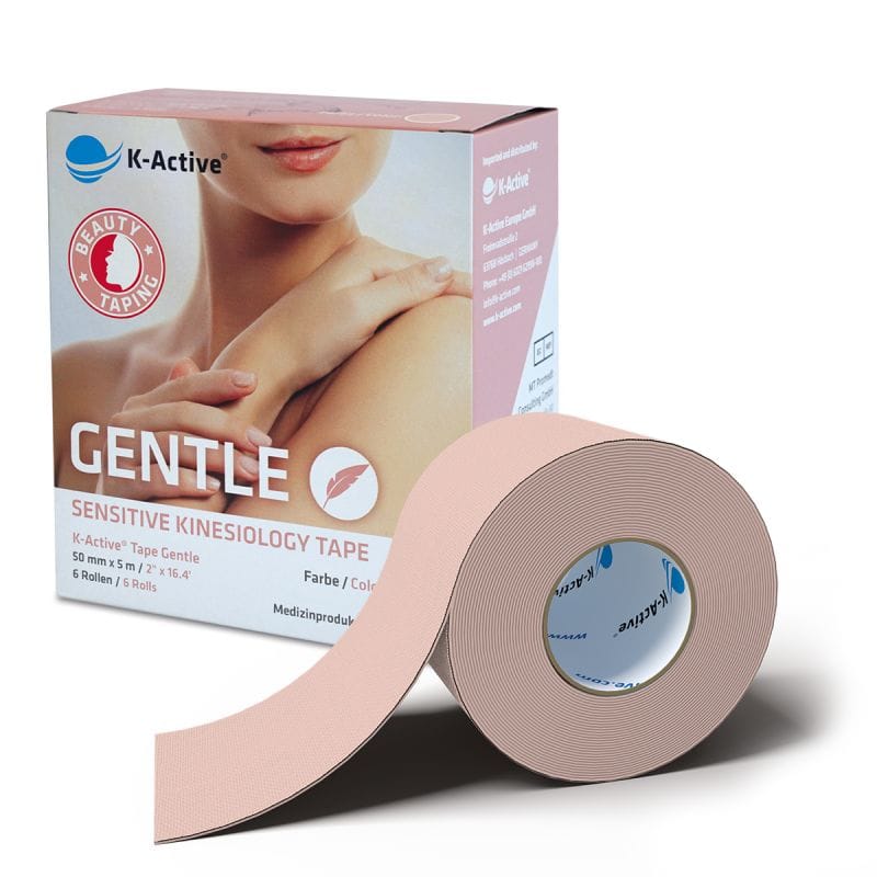 K-Active kinesiologitejp för känslig hud