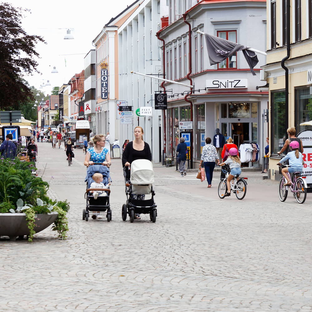 Shoppingtur i Växjö
