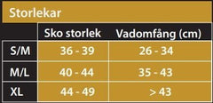 Kompressionsstrumpa Bomull Dot Svart